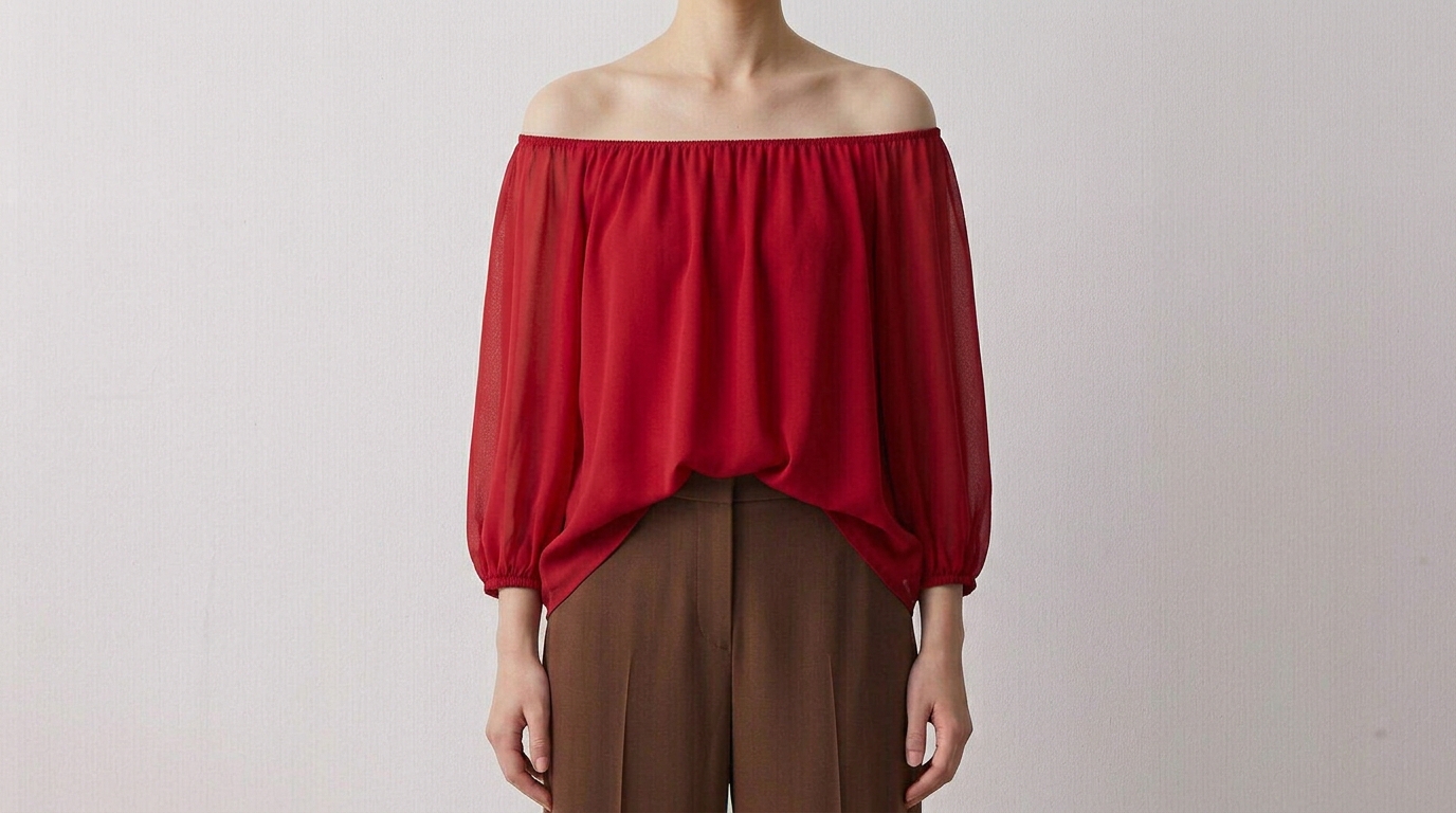 Breeze Off-Shoulder Blouse - Image 1