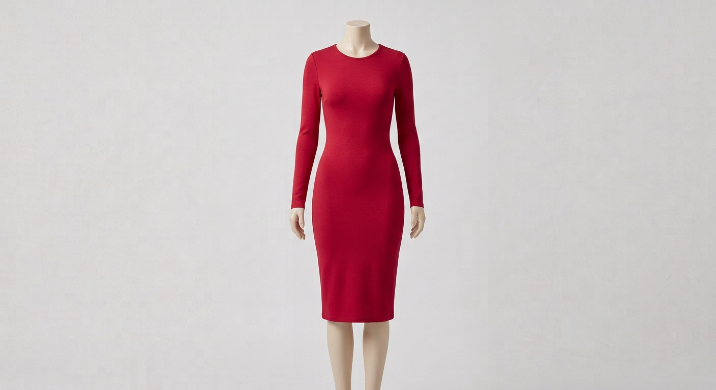 Noir Bodycon Dress - Image 3