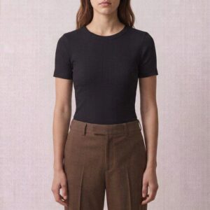 Ribbed Fitted Tee - Image 2